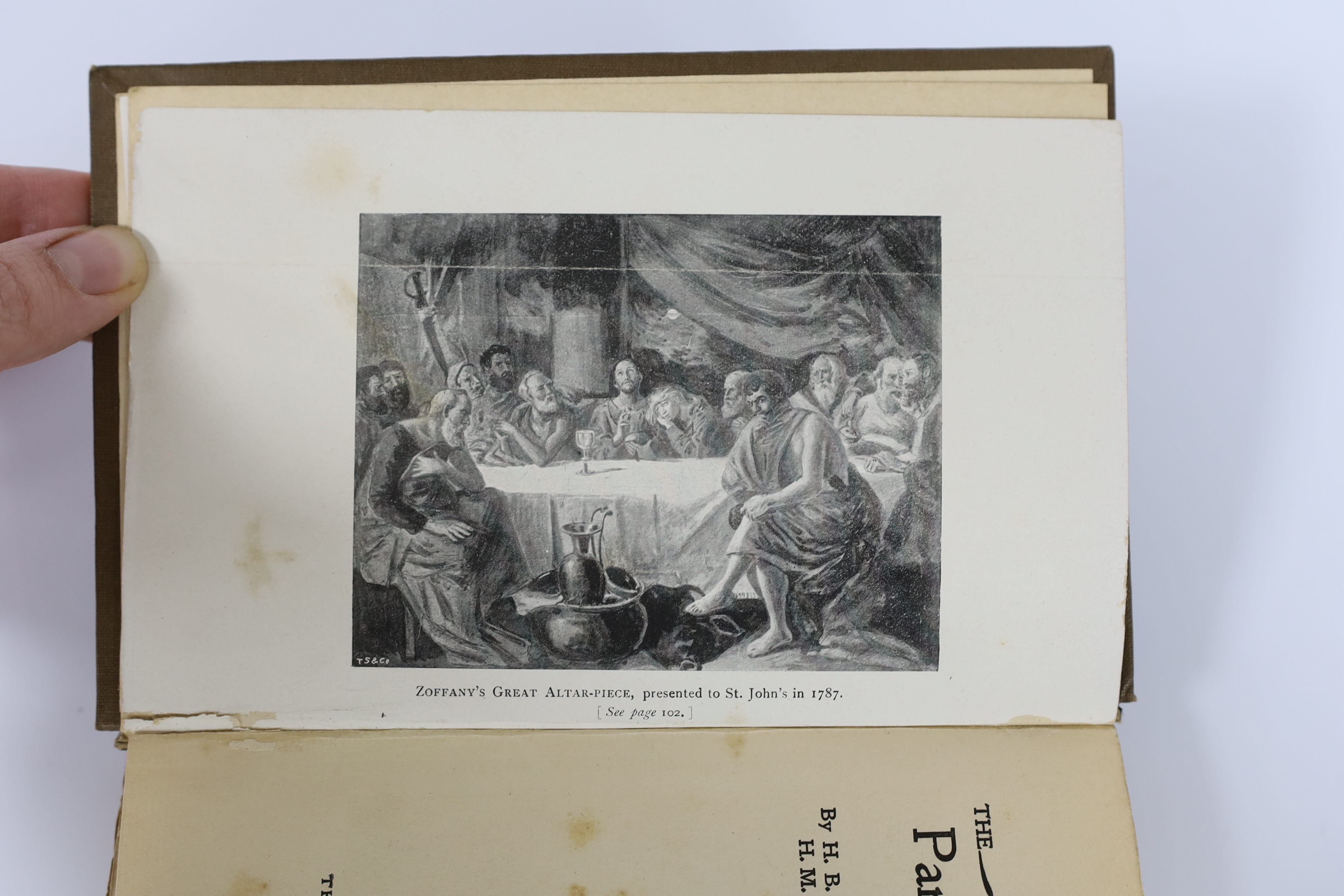 Hyde, Rev. H.B. - The Parish of Bengal, 1678 to 1788. title vignette, folded pictorial map, 23 plates (incl. facsimiles) and text illus.; binder's gilt lettered cloth, cr.8vo. Calcutta, 1899